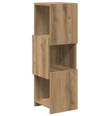 VidaXL Hoekkast Wit 25,5x25x80cm Bewerkt hout