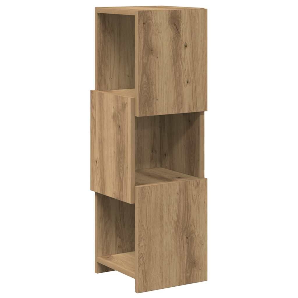 VidaXL Hoekkast Wit 25,5x25x80cm Bewerkt hout