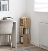 VidaXL Hoekkast Wit 25,5x25x80cm Bewerkt hout