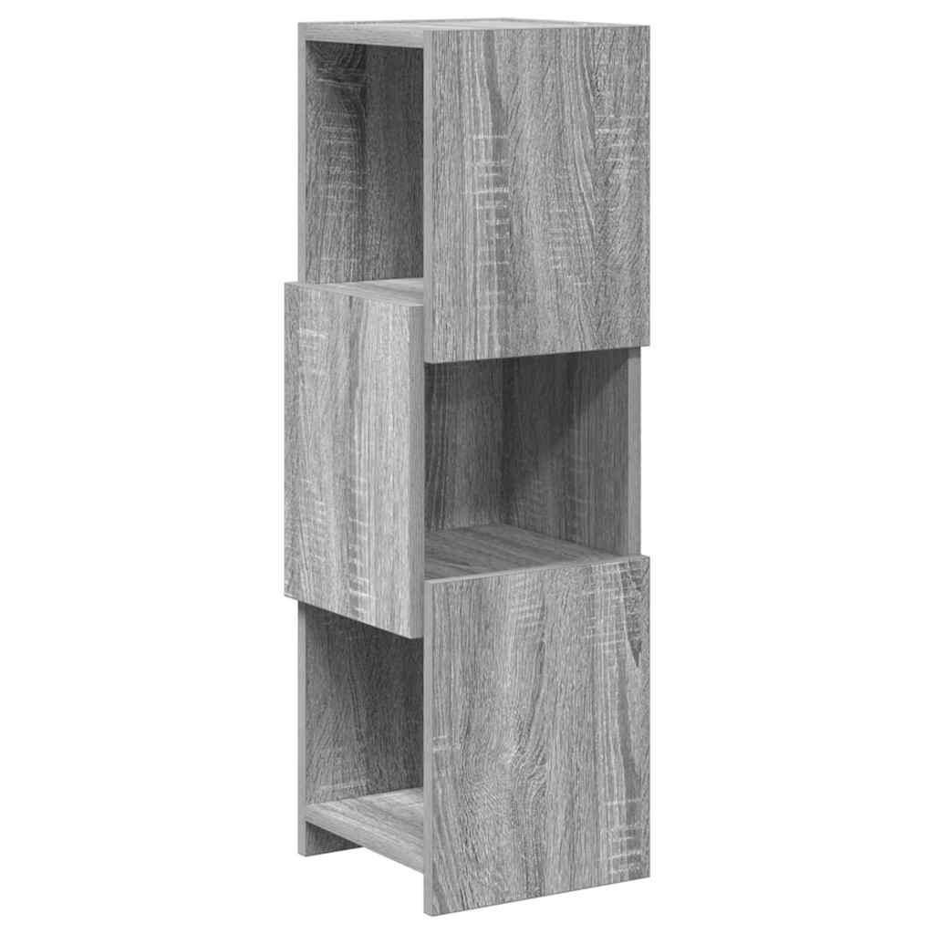 VidaXL Hoekkast Wit 25,5x25x80cm Bewerkt hout