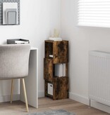 VidaXL Hoekkast Wit 25,5x25x80cm Bewerkt hout