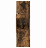 VidaXL Hoekkast Wit 25,5x25x80cm Bewerkt hout