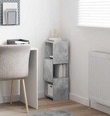 VidaXL Hoekkast Wit 25,5x25x80cm Bewerkt hout