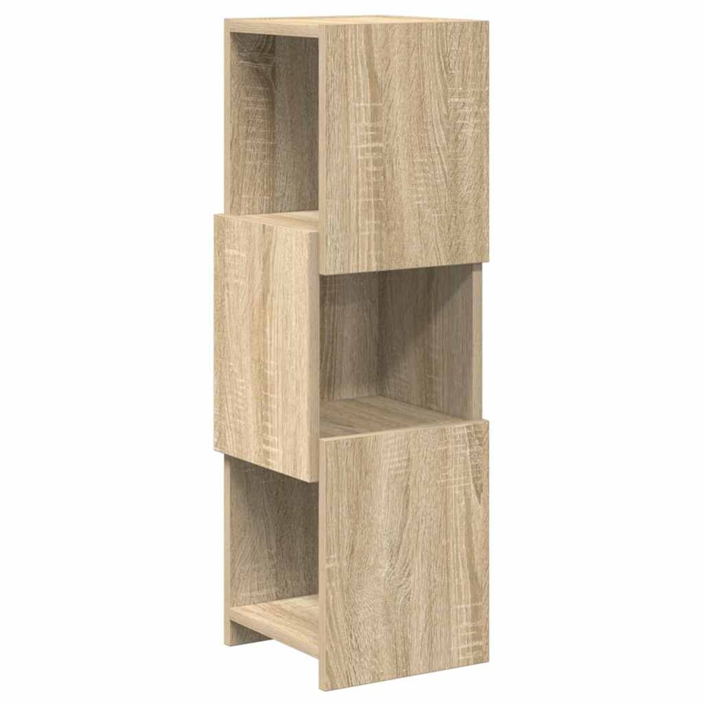 VidaXL Hoekkast Wit 25,5x25x80cm Bewerkt hout