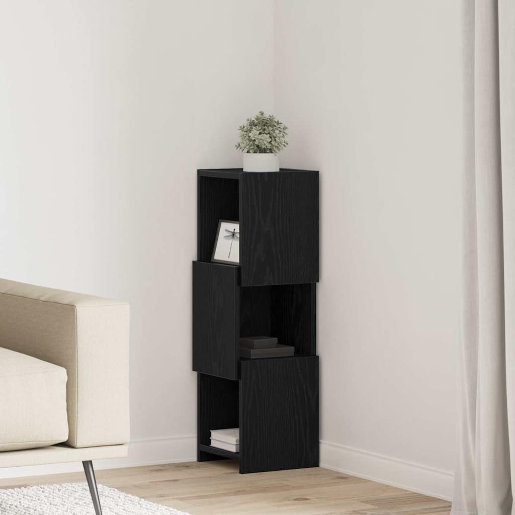 VidaXL Hoekkast Wit 25 5x25x80cm Bewerkt hout