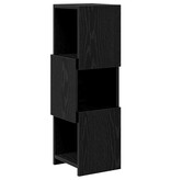 VidaXL Hoekkast Wit 25,5x25x80cm Bewerkt hout