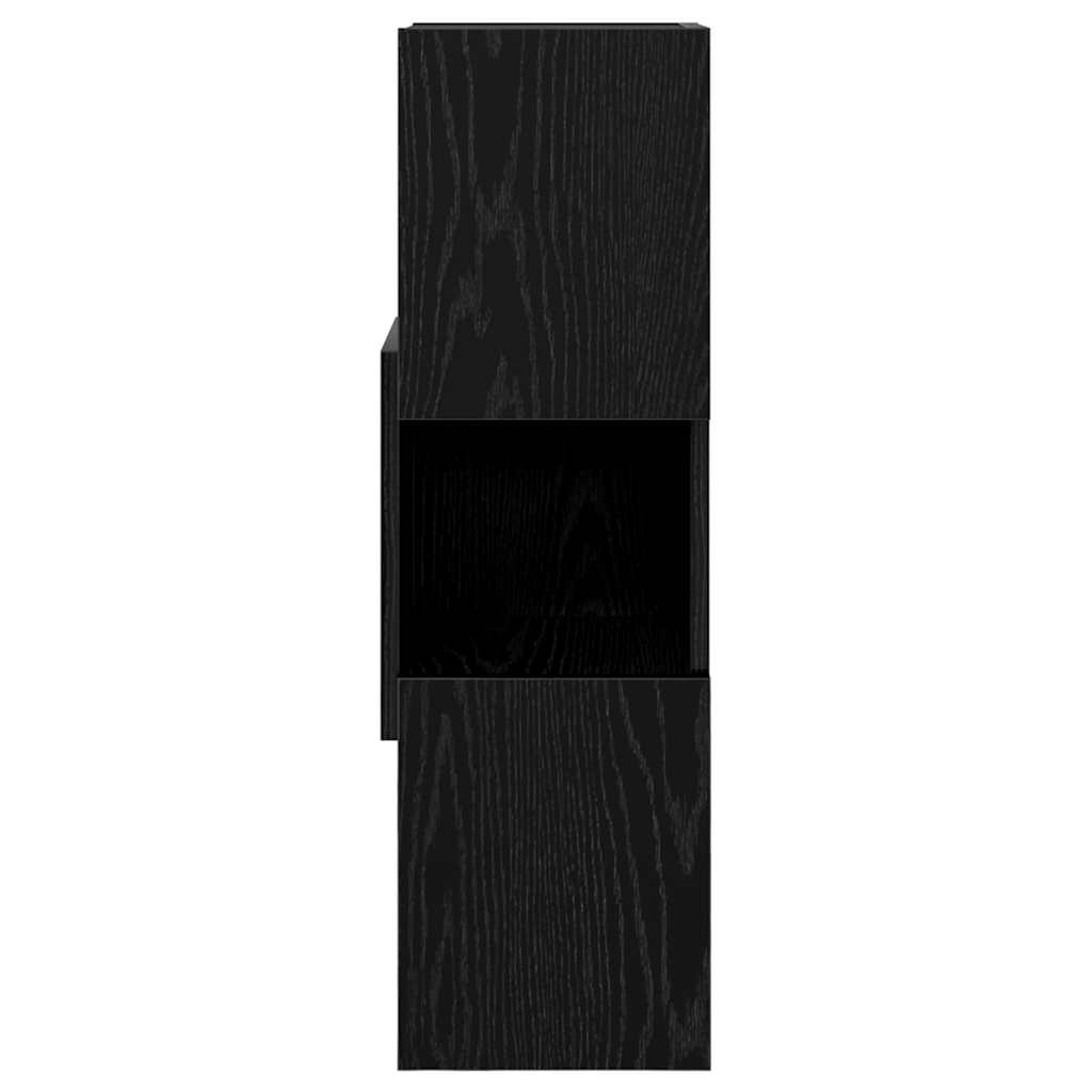 VidaXL Hoekkast Wit 25,5x25x80cm Bewerkt hout