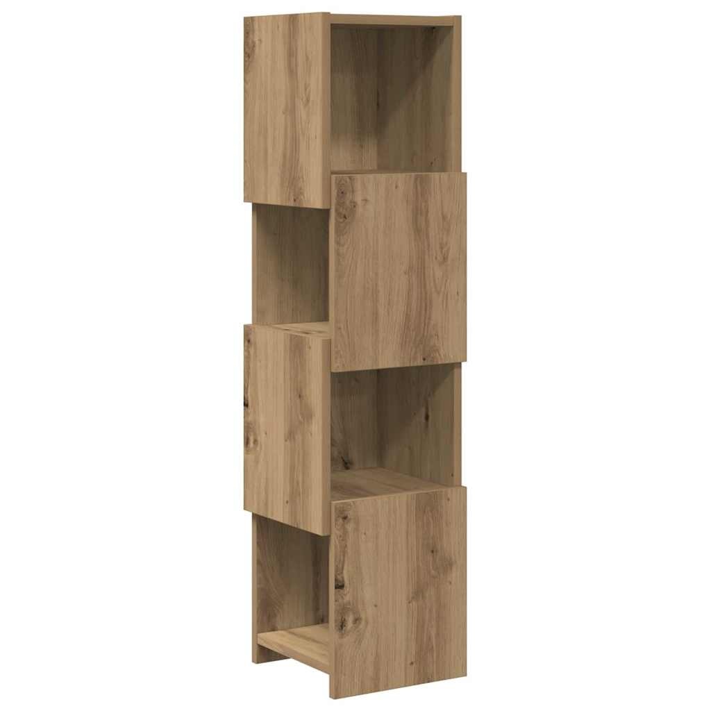 VidaXL Hoekkast Wit 25,5x25x102cm Bewerkt hout