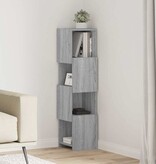 VidaXL Hoekkast Wit 25,5x25x102cm Bewerkt hout