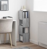 VidaXL Hoekkast Wit 25,5x25x102cm Bewerkt hout