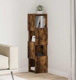 VidaXL Hoekkast Wit 25,5x25x102cm Bewerkt hout