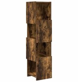 VidaXL Hoekkast Wit 25,5x25x102cm Bewerkt hout