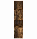 VidaXL Hoekkast Wit 25,5x25x102cm Bewerkt hout