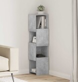 VidaXL Hoekkast Wit 25,5x25x102cm Bewerkt hout