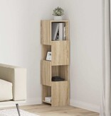 VidaXL Hoekkast Wit 25,5x25x102cm Bewerkt hout