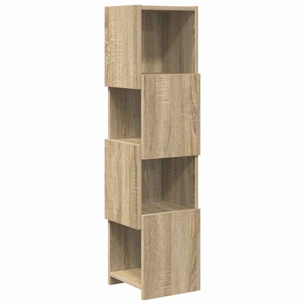 VidaXL Hoekkast Wit 25,5x25x102cm Bewerkt hout