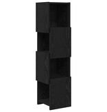 VidaXL Hoekkast Wit 25,5x25x102cm Bewerkt hout