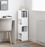 VidaXL Hoekkast Wit 25,5x25x102cm Bewerkt hout