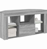 VidaXL Hoek LED TV Kast Grijs Sonoma 106 x 40 x 50 cm Bewerkt hout