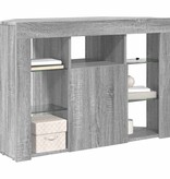 VidaXL Hoek LED TV Kast Grijs Sonoma 106 x 40 x 68 cm Bewerkt hout