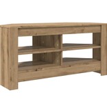 VidaXL HoekTVKast Artisan Eiken 102 x 40,5 x 45 cm Bewerkt hout