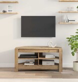 VidaXL HoekTVKast Artisan Eiken 102 x 40,5 x 45 cm Bewerkt hout