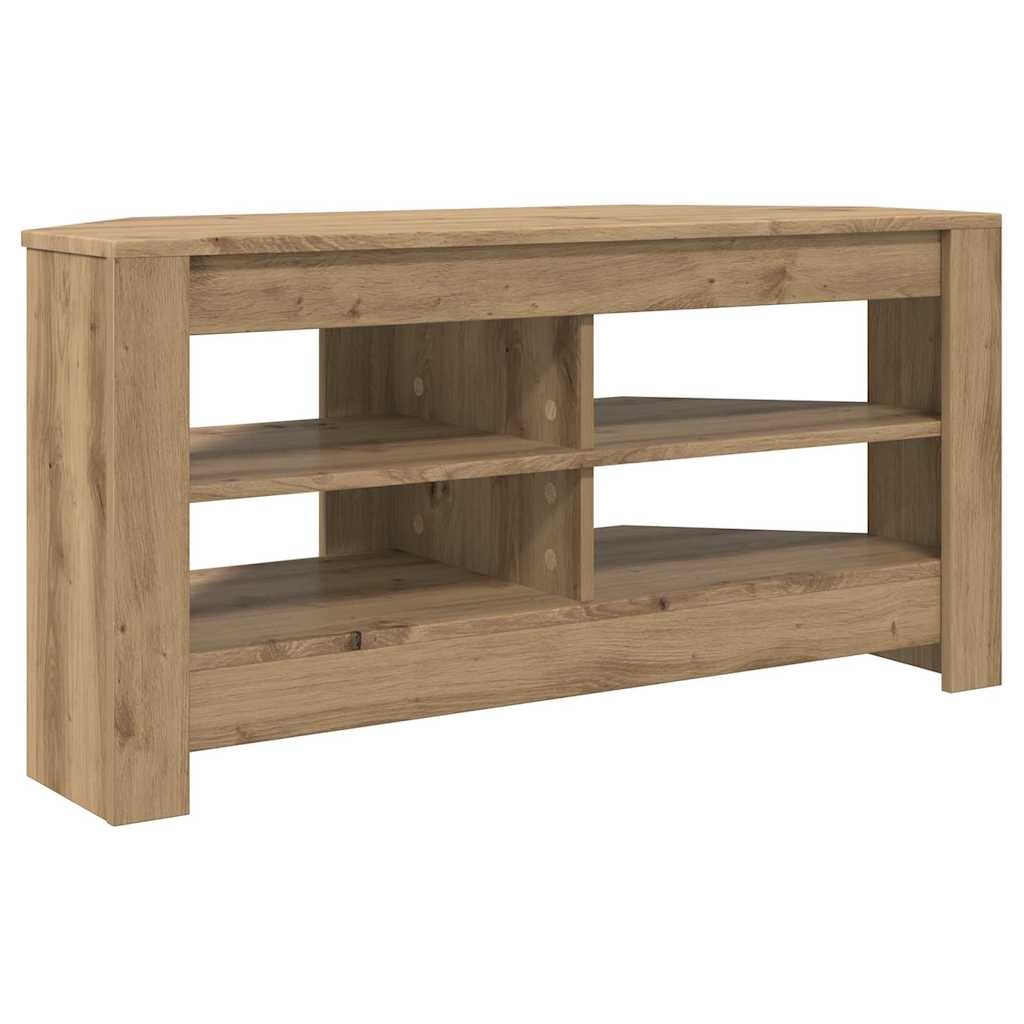 VidaXL HoekTVKast Oud Hout 102 x 40,5 x 45 cm Bewerkt hout