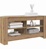 VidaXL HoekTVKast Oud Hout 102 x 40,5 x 45 cm Bewerkt hout