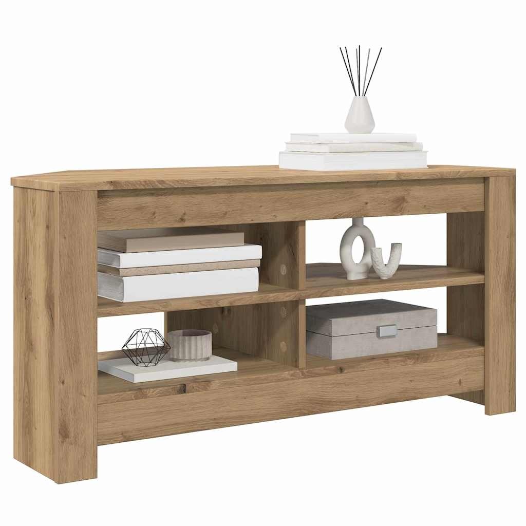 VidaXL HoekTVKast Oud Hout 102 x 40,5 x 45 cm Bewerkt hout