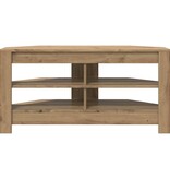 VidaXL HoekTVKast Oud Hout 102 x 40,5 x 45 cm Bewerkt hout