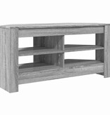 VidaXL HoekTVKast Grijs Sonoma 102 x 40,5 x 45 cm Bewerkt hout