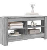 VidaXL HoekTVKast Grijs Sonoma 102 x 40,5 x 45 cm Bewerkt hout