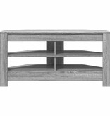 VidaXL HoekTVKast Grijs Sonoma 102 x 40,5 x 45 cm Bewerkt hout