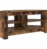 VidaXL HoekTVKast Gerookt eiken 102 x 40,5 x 45 cm Bewerkt hout