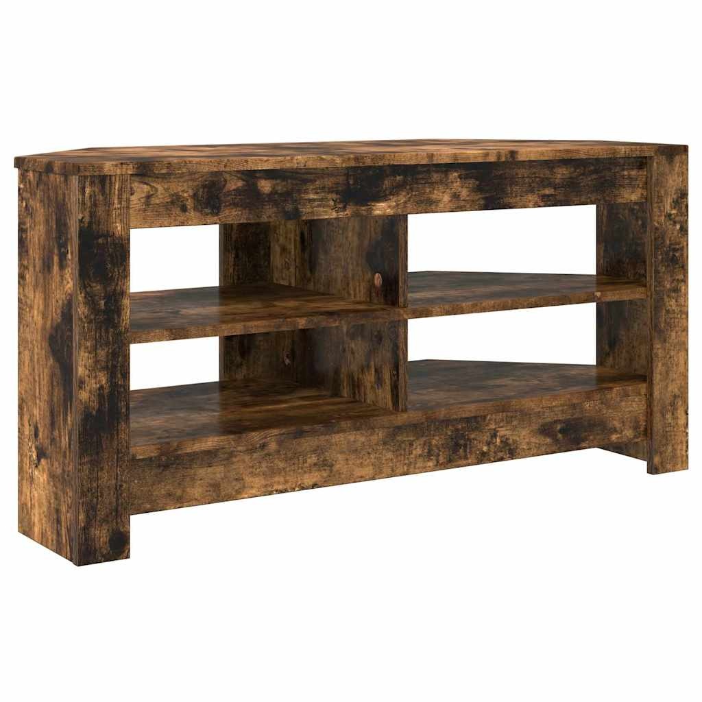VidaXL HoekTVKast Gerookt eiken 102 x 40,5 x 45 cm Bewerkt hout