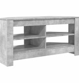 VidaXL HoekTVKast Beton Grijs 102 x 40,5 x 45 cm Bewerkt hout