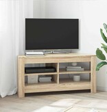 VidaXL HoekTVKast Sonoma Eiken 102 x 40,5 x 45 cm Bewerkt hout
