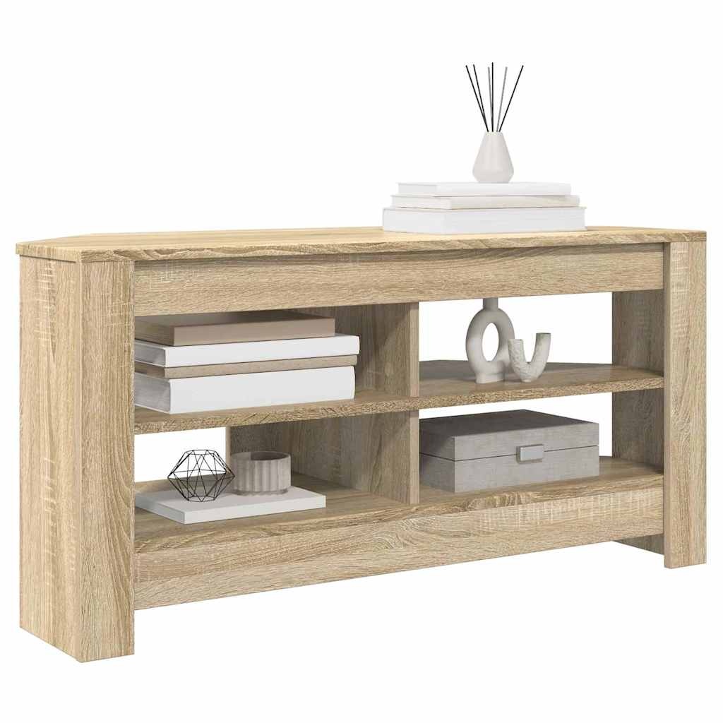 VidaXL HoekTVKast Sonoma Eiken 102 x 40,5 x 45 cm Bewerkt hout