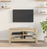 VidaXL HoekTVKast Sonoma Eiken 102 x 40,5 x 45 cm Bewerkt hout
