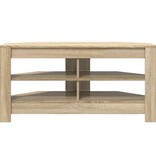 VidaXL HoekTVKast Sonoma Eiken 102 x 40,5 x 45 cm Bewerkt hout