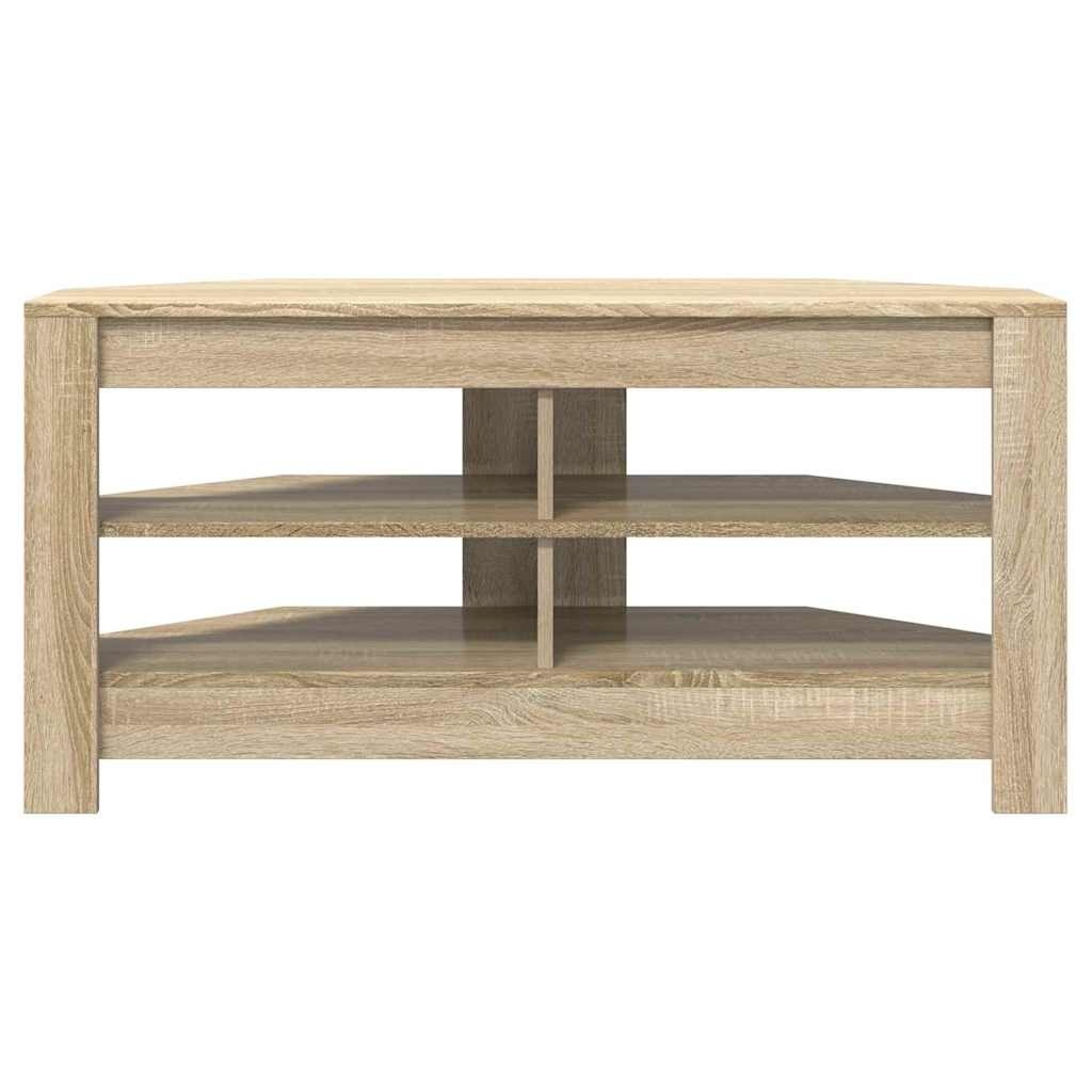 VidaXL HoekTVKast Sonoma Eiken 102 x 40,5 x 45 cm Bewerkt hout