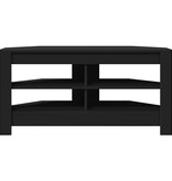 VidaXL HoekTVKast Zwart 102 x 40,5 x 45 cm Bewerkt hout