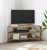 VidaXL HoekTVKast Artisan Eiken 102x40,5x45cm Bewerkt hout