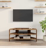 VidaXL HoekTVKast Oud Hout 102x40,5x45cm Bewerkt hout