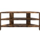 VidaXL HoekTVKast Gerookt eiken 102x40,5x45cm Bewerkt hout