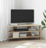 VidaXL HoekTVKast Sonoma Eiken 102x40,5x45cm Bewerkt hout