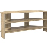 VidaXL HoekTVKast Sonoma Eiken 102x40,5x45cm Bewerkt hout