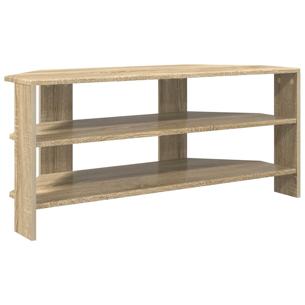 VidaXL HoekTVKast Sonoma Eiken 102x40,5x45cm Bewerkt hout