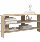 VidaXL HoekTVKast Sonoma Eiken 102x40,5x45cm Bewerkt hout