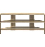 VidaXL HoekTVKast Sonoma Eiken 102x40,5x45cm Bewerkt hout